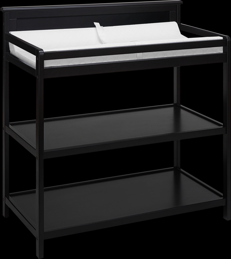 Kids Crownspoint Black Changing Table - Thumbnail - Image 1