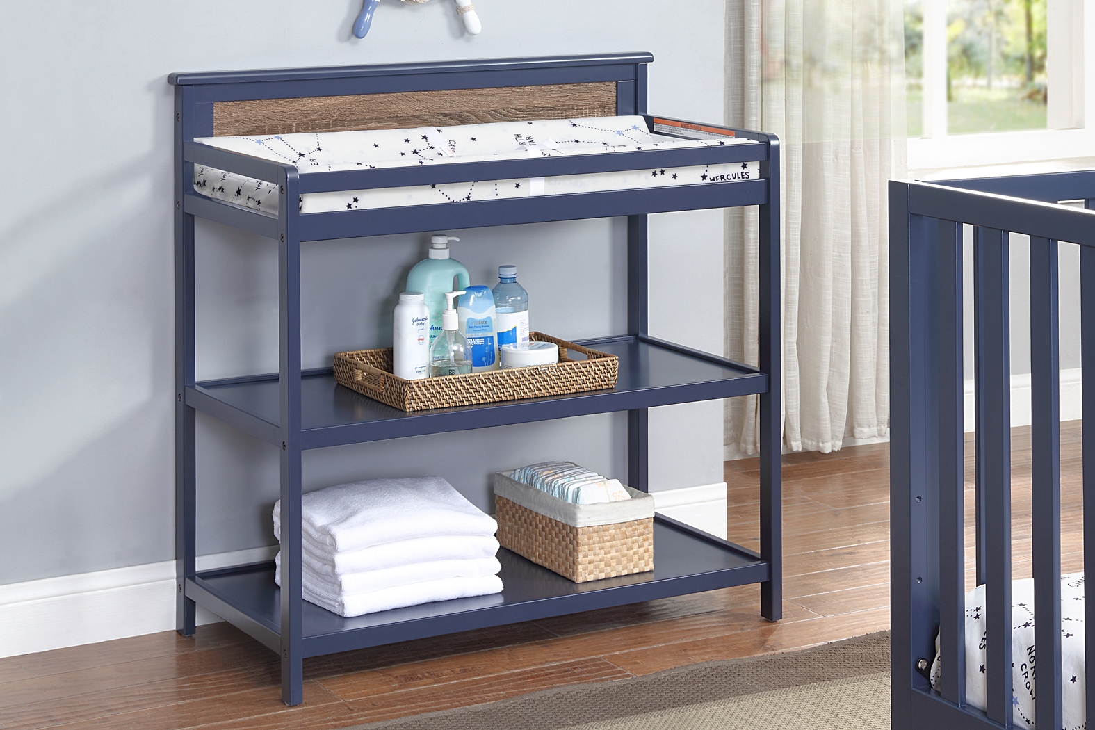 Kids Crownspoint Blue Changing Table - Thumbnail - Image 6