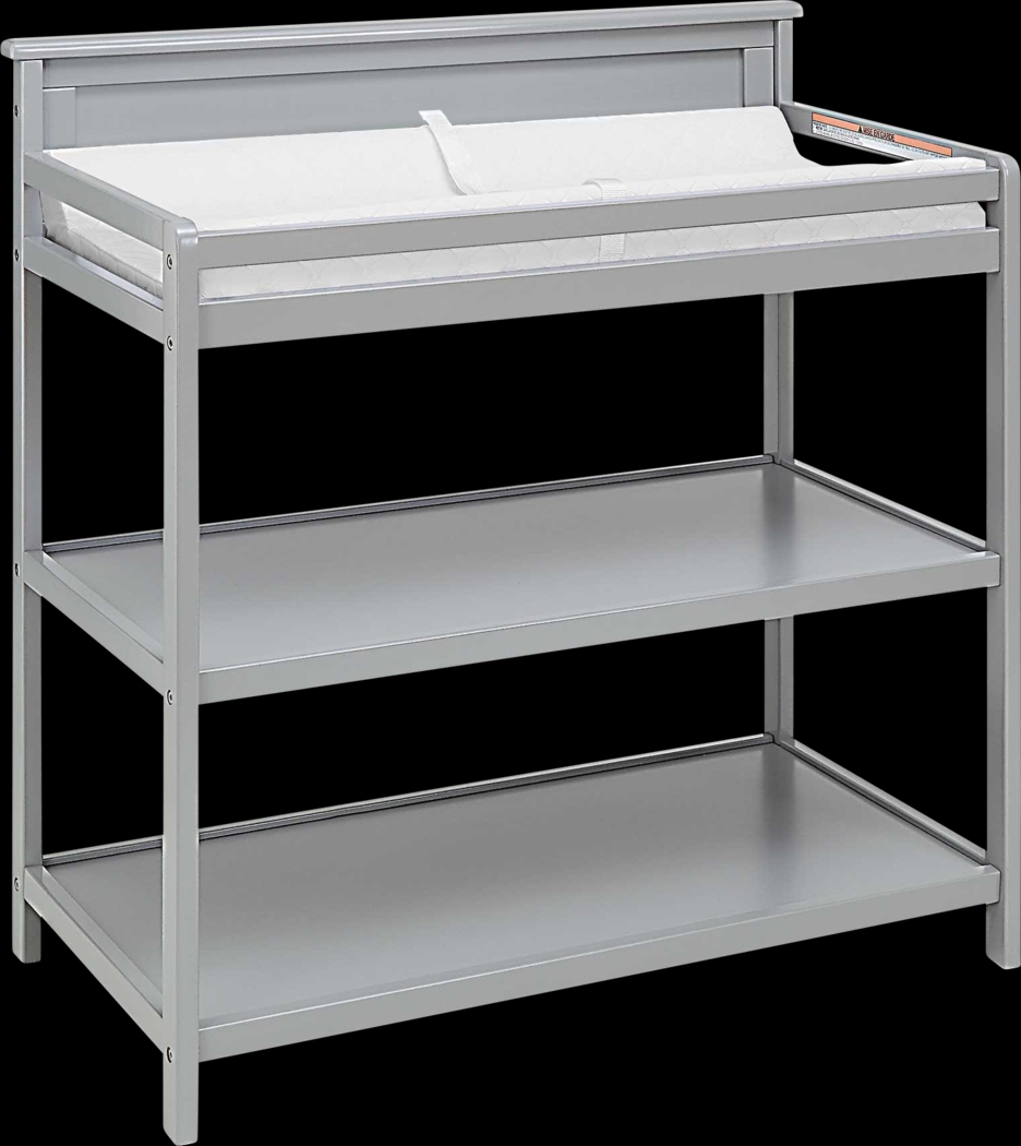 Kids Crownspoint Gray Changing Table - Thumbnail - Image 1