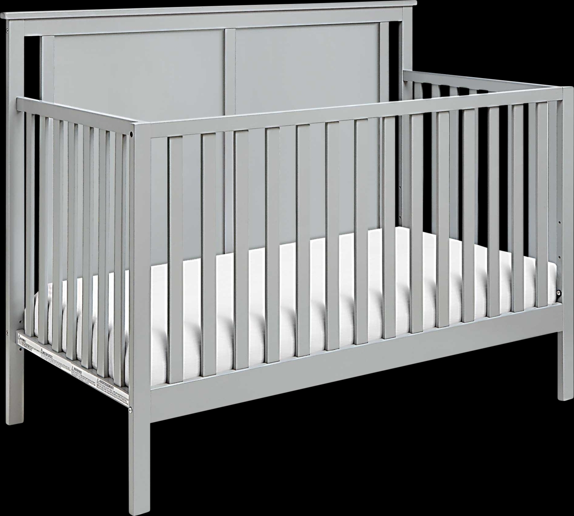 Kids Crownspoint Gray Convertible Crib - Thumbnail - Image 1
