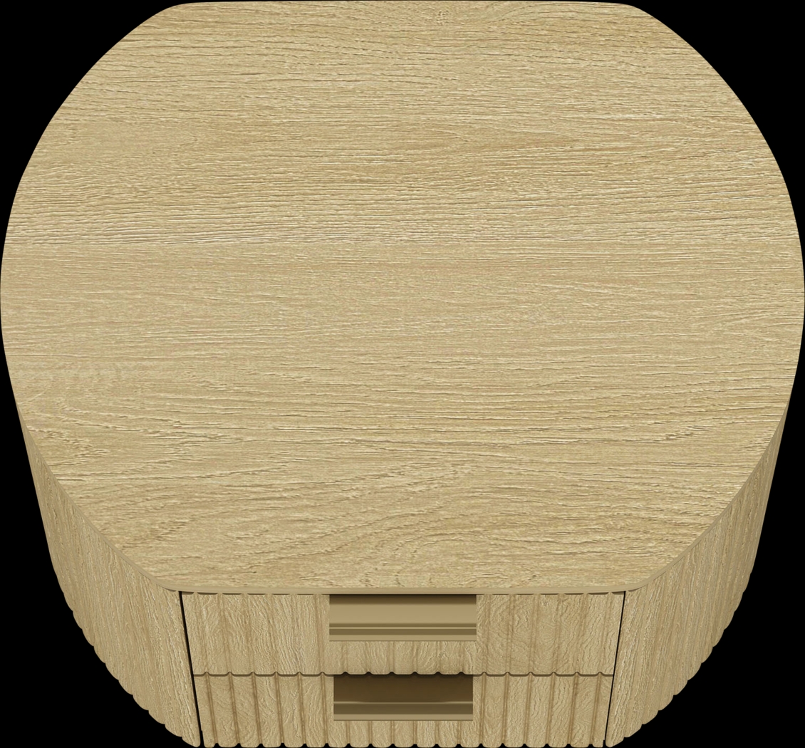 Crowpaw Brown and Gold Nightstand - Thumbnail - Image 6