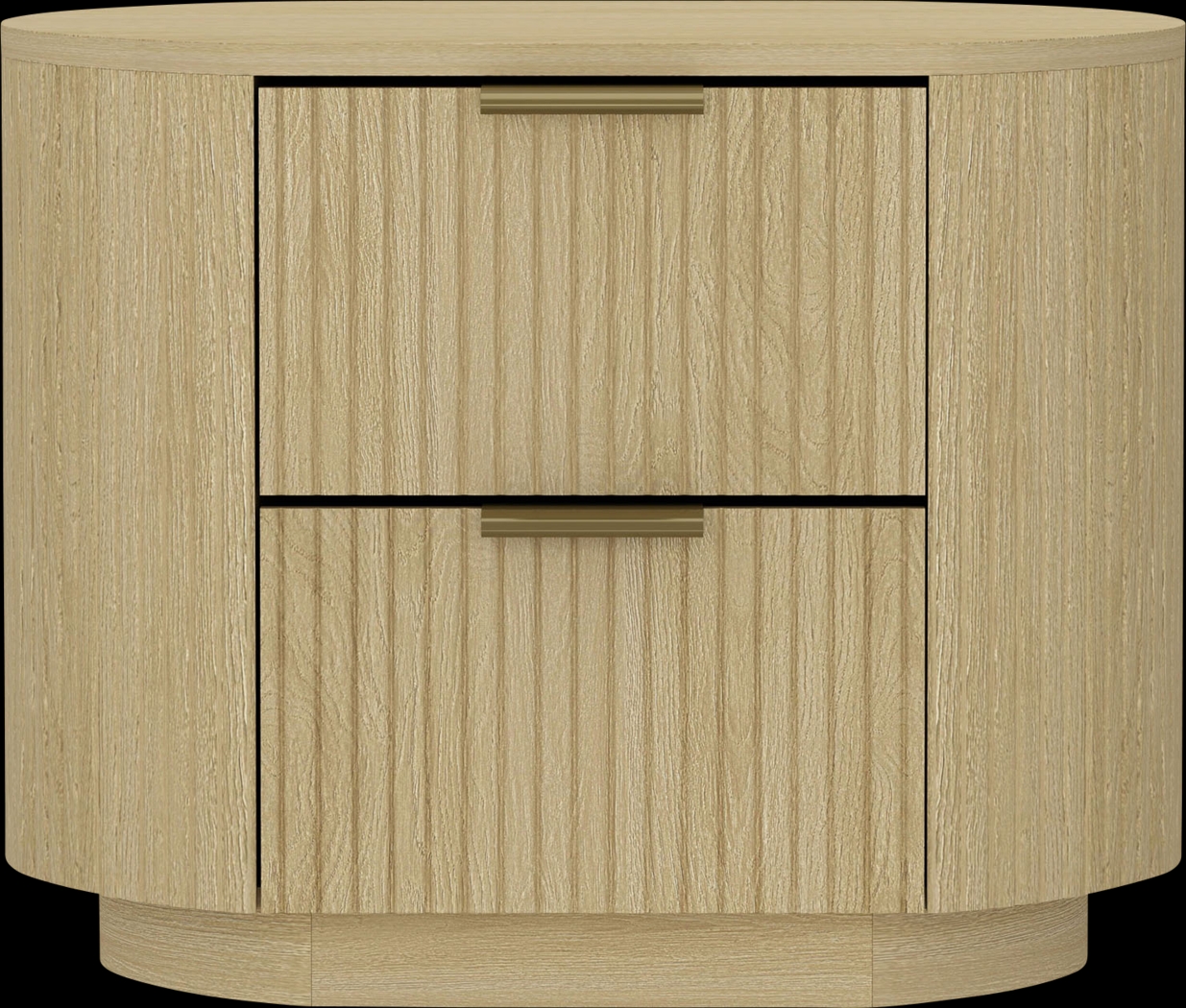 Crowpaw Brown and Gold Nightstand - Thumbnail - Image 1