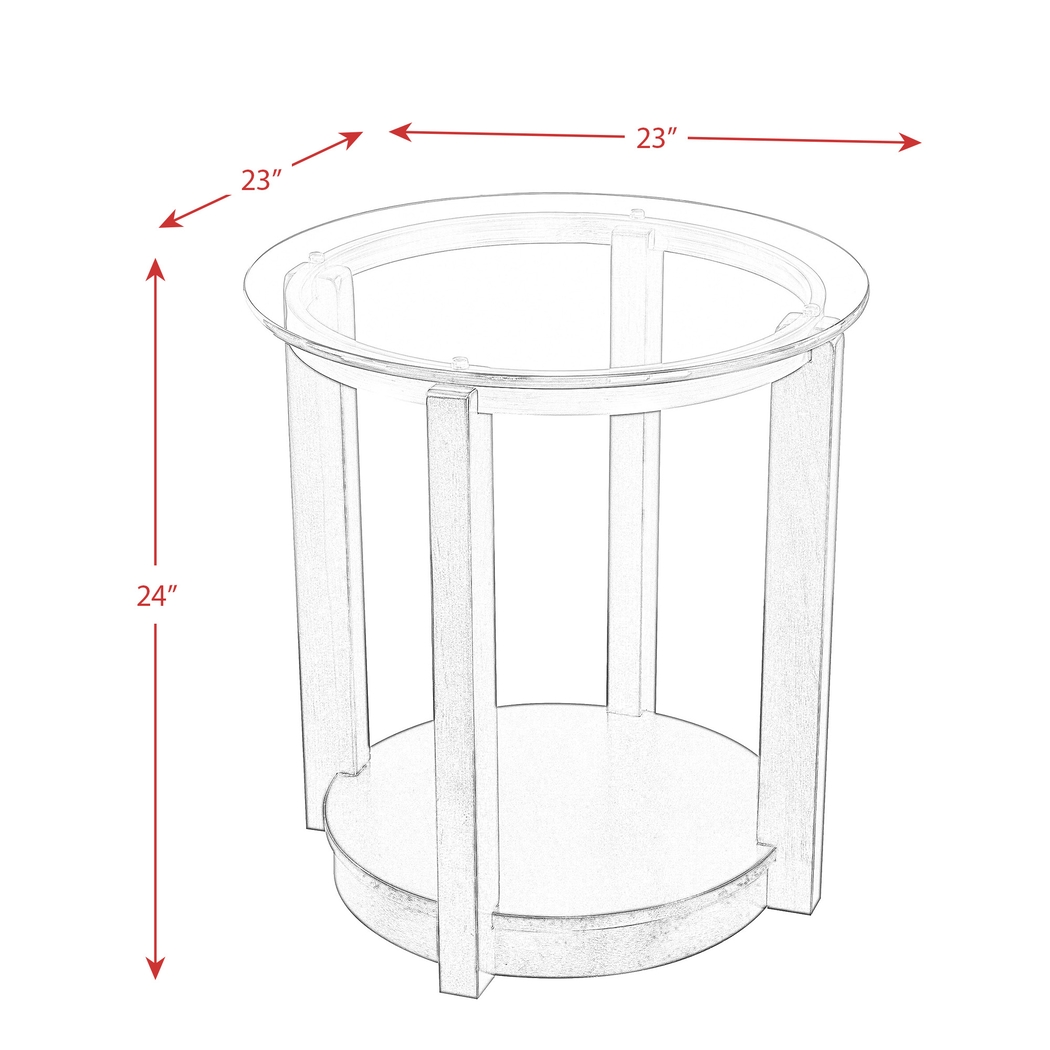 Crowware Espresso End Table - Thumbnail - Image 7