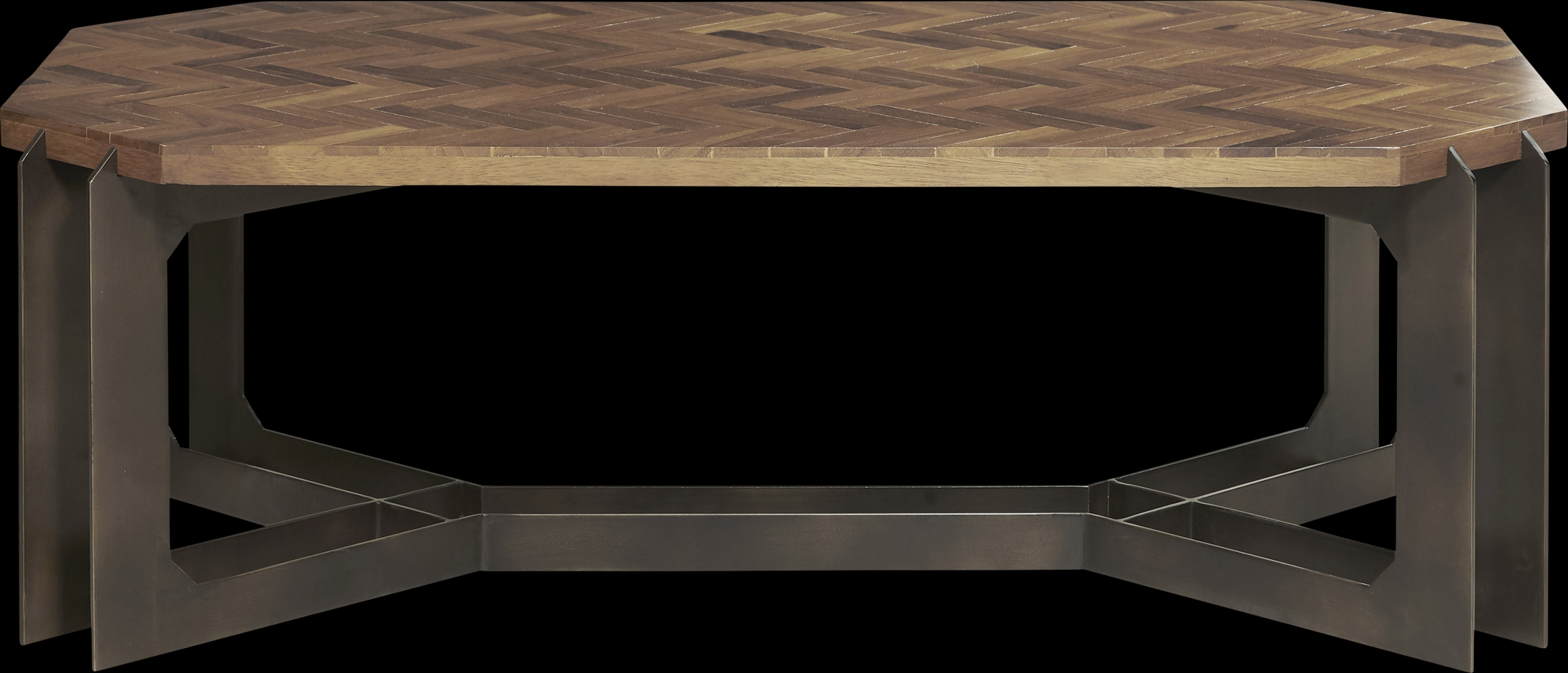 Crowwheels Brown Cocktail Table - Thumbnail - Image 3