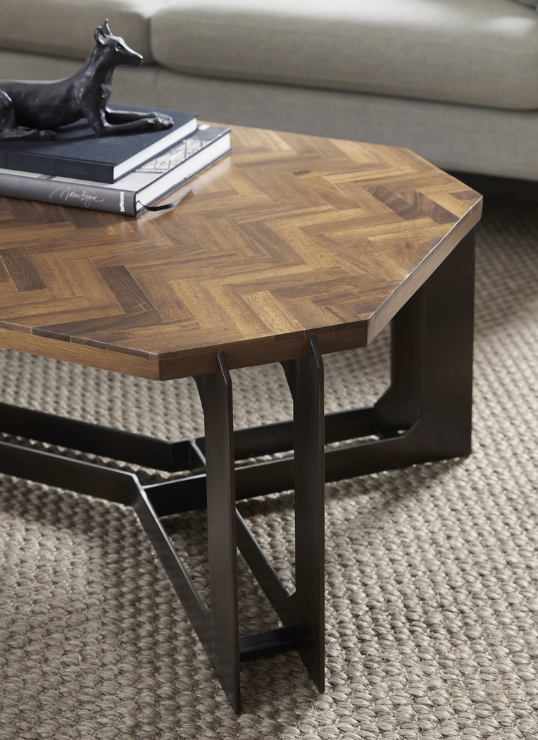 Crowwheels Brown Cocktail Table - Thumbnail - Image 6