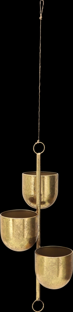 Croydone Gold Hanging Planter - Thumbnail - Image 1