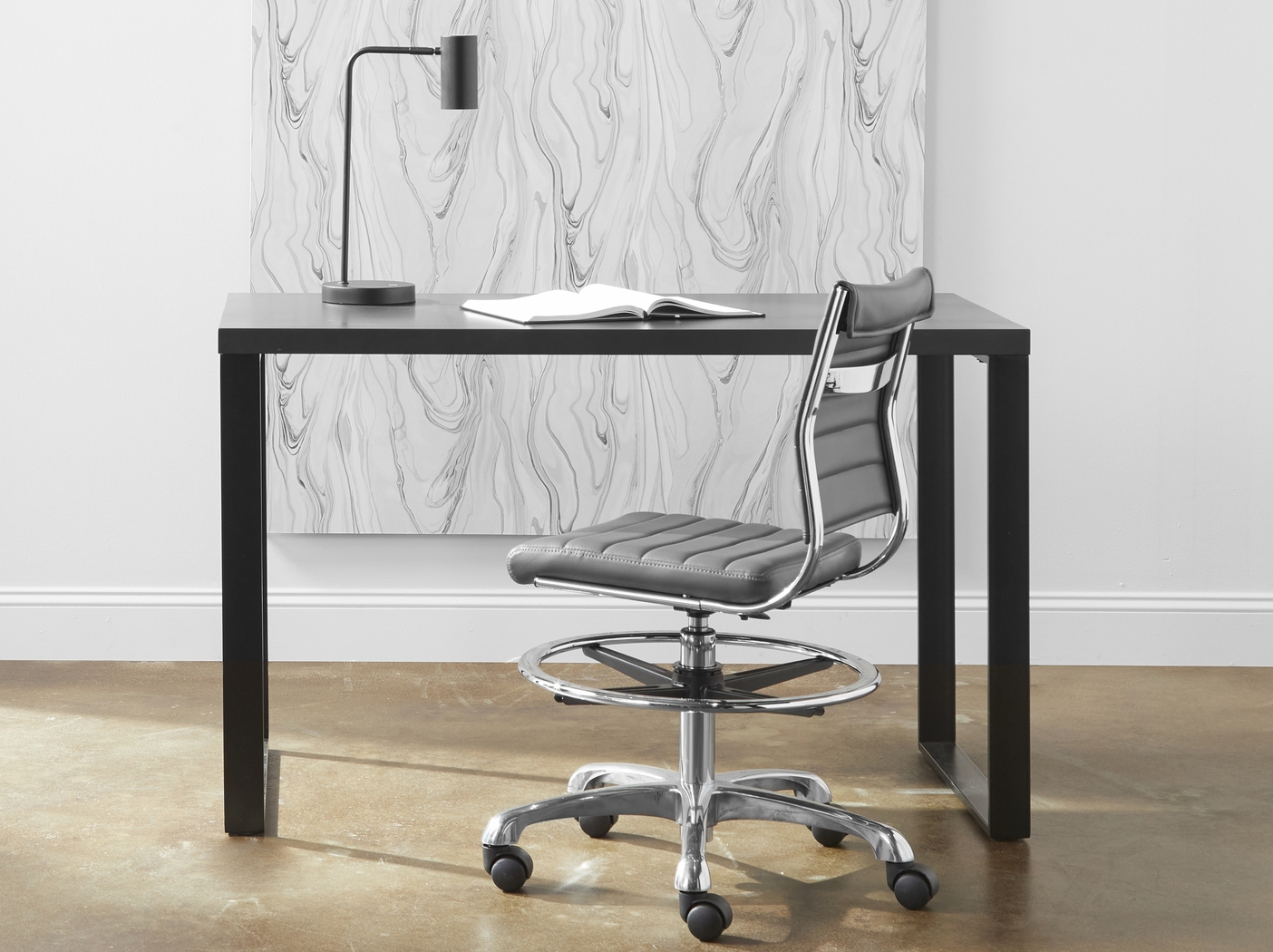 Croyle Gray Office Chair - Thumbnail - Image 2