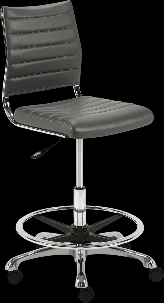 Croyle Gray Office Chair - Thumbnail - Image 4