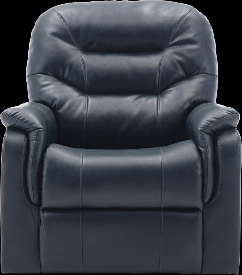 Crozart Blue Power Recliner - Thumbnail - Image 2