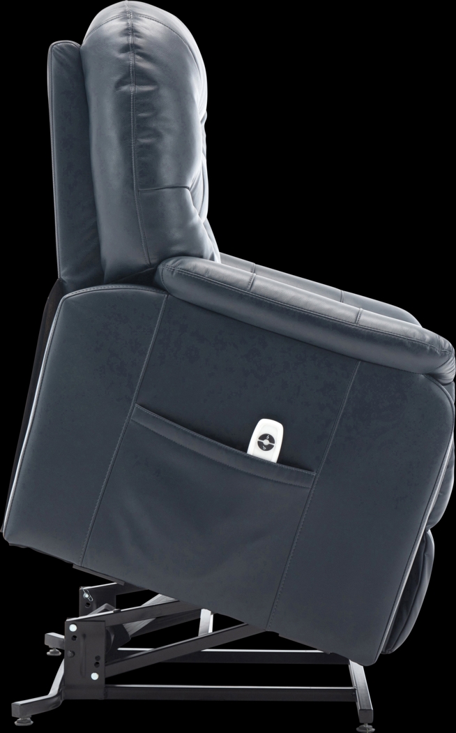 Crozart Blue Power Recliner - Thumbnail - Image 5