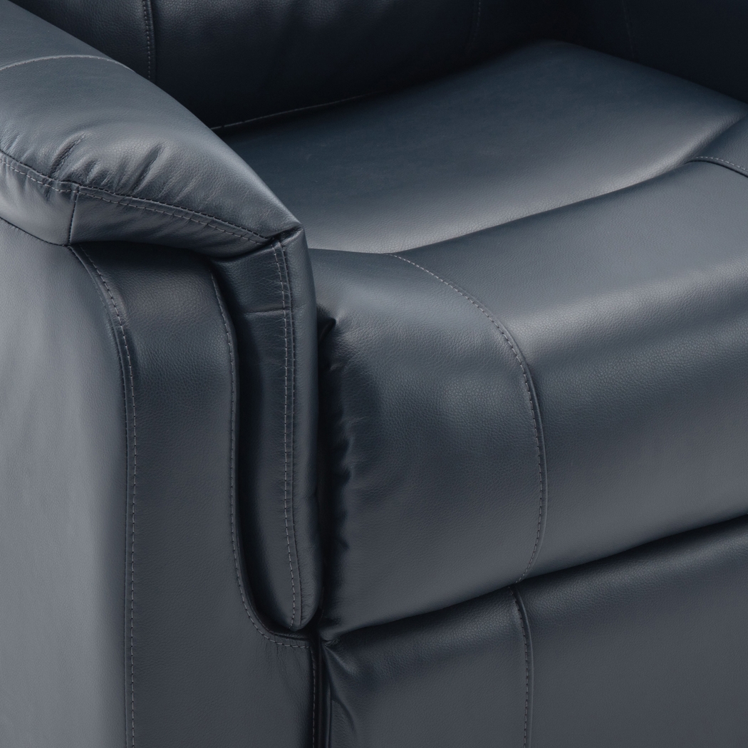 Crozart Blue Power Recliner - Thumbnail - Image 6