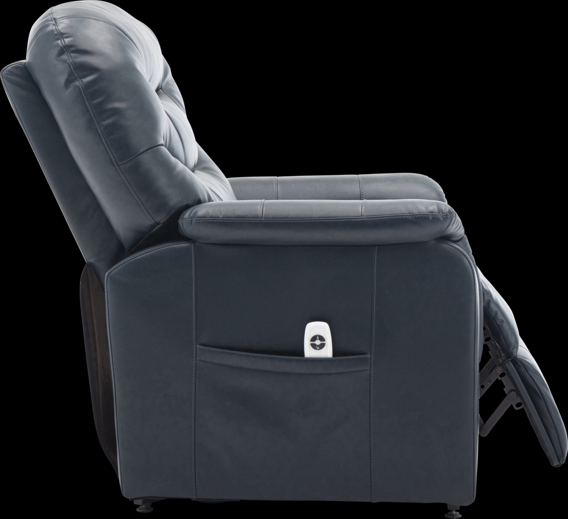 Crozart Blue Power Recliner - Thumbnail - Image 7