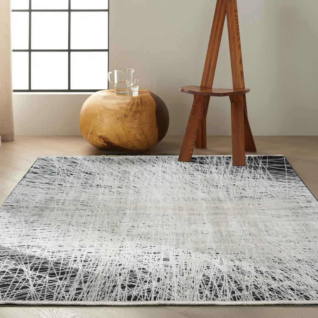 Crozet Black 5'3 x 7'3 Rug - Thumbnail - Image 2