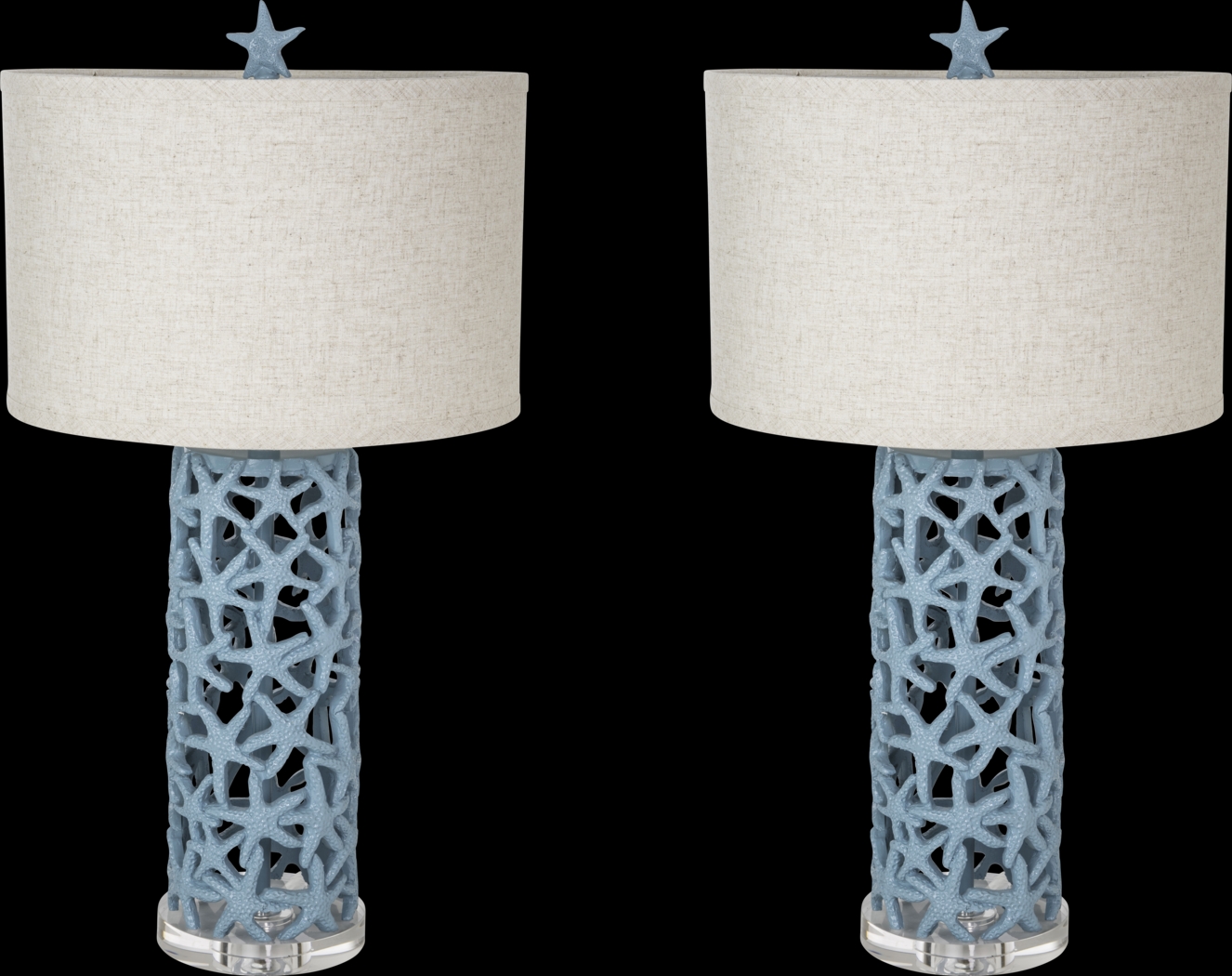 Cruiser Gate Turquoise Lamp Set of 2 - Thumbnail - Image 1