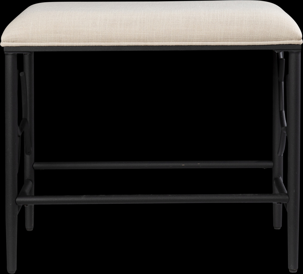 Crumhorn White Accent Bench - Thumbnail - Image 2