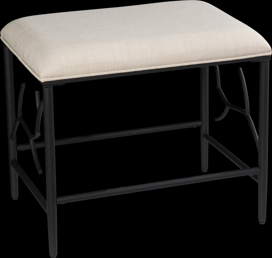 Crumhorn White Accent Bench - Thumbnail - Image 1