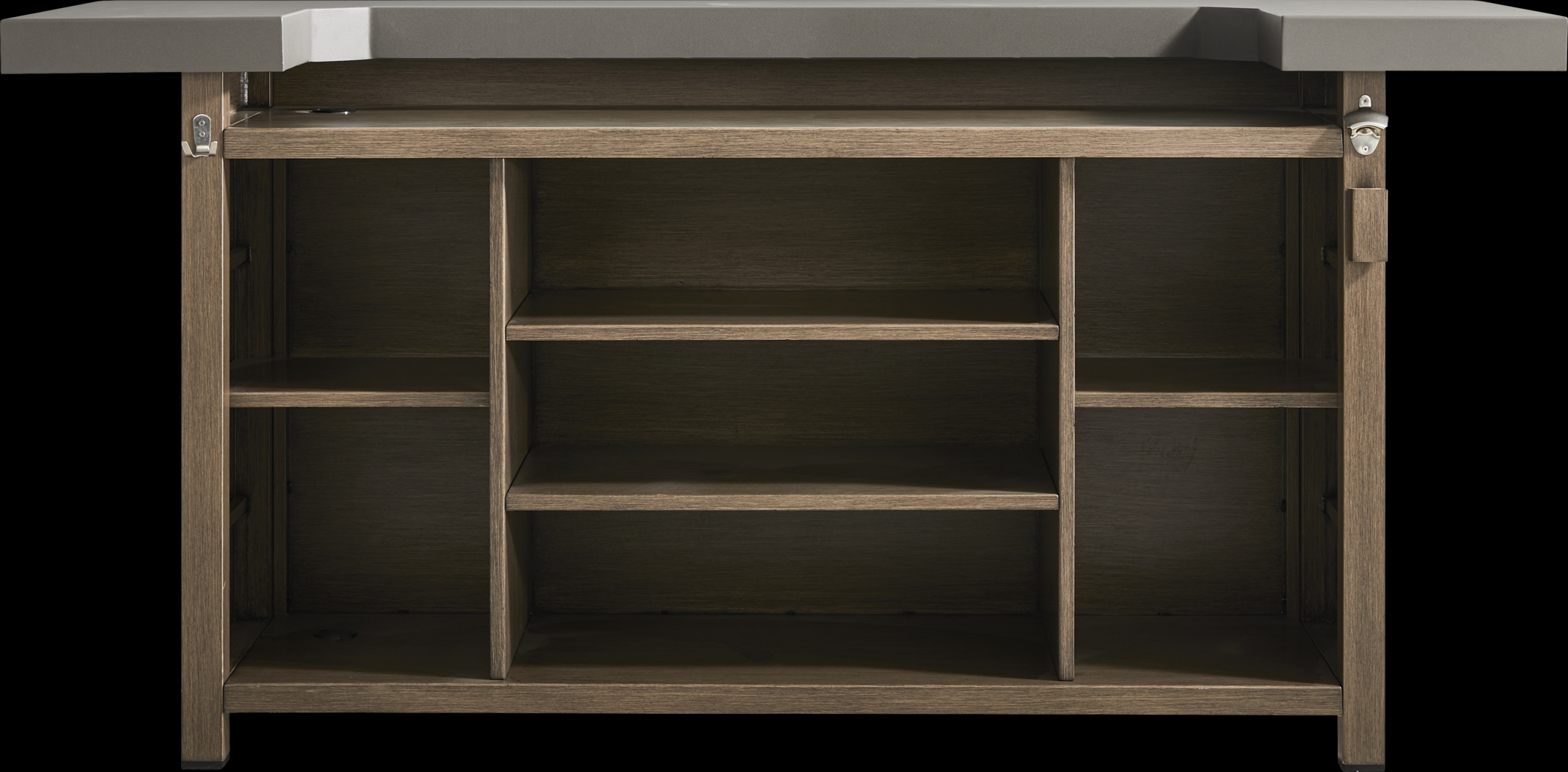 Cruz Brown 5 Pc Outdoor Bar Set - Thumbnail - Image 3