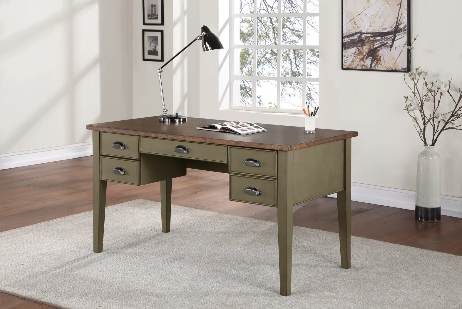 Cryer Green Desk - Thumbnail - Image 6