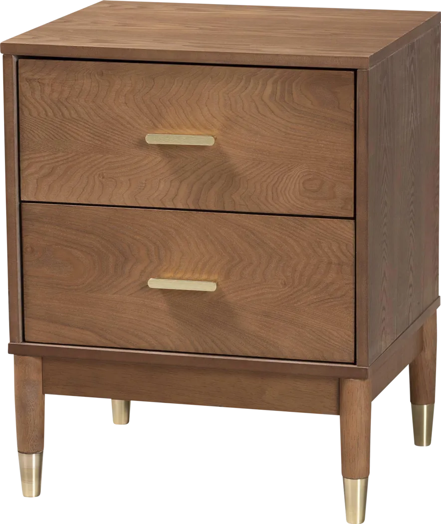 Crystalsys Brown Nightstand - Thumbnail - Image 1