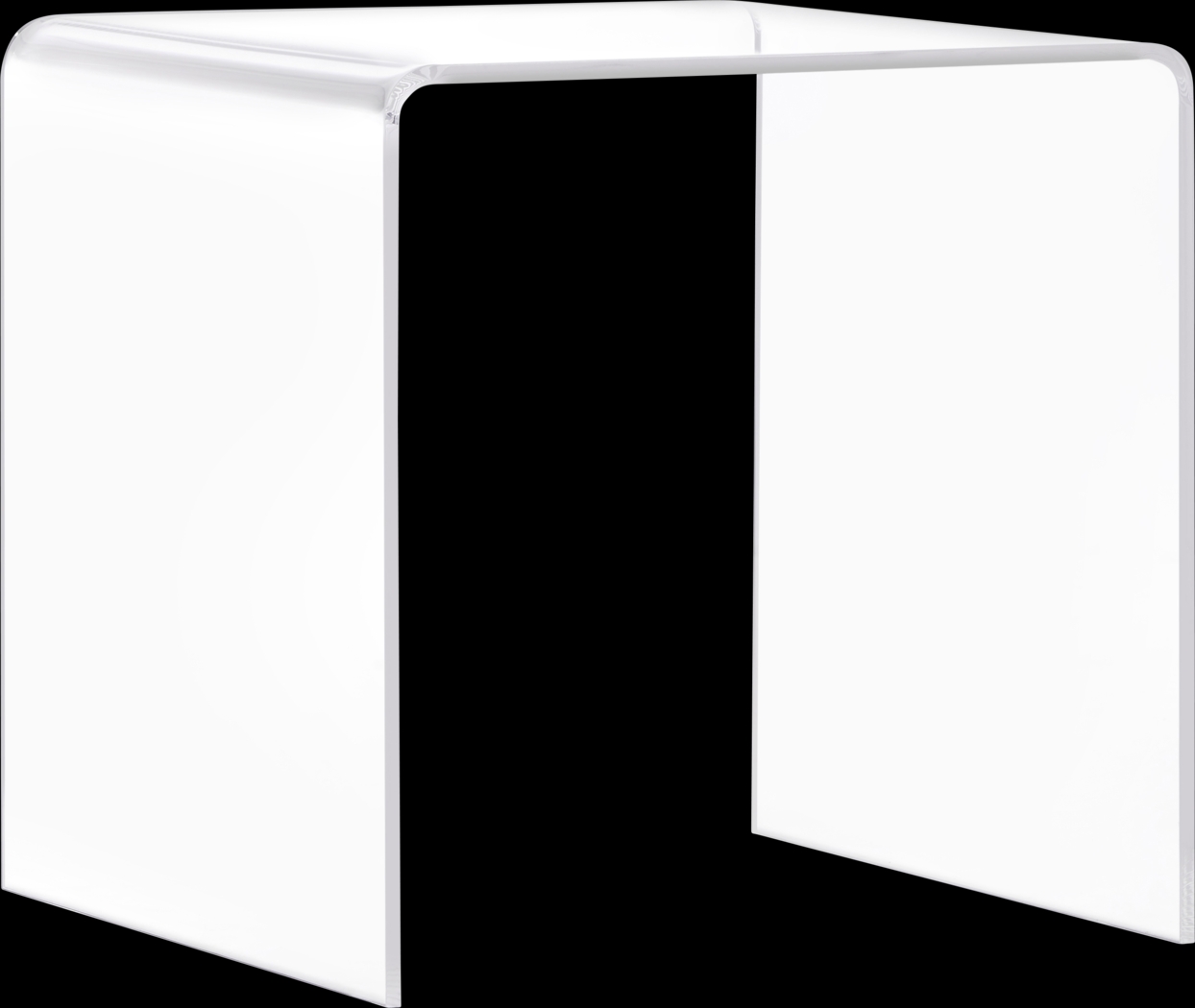 Crystalview Clear End Table - Thumbnail - Image 1