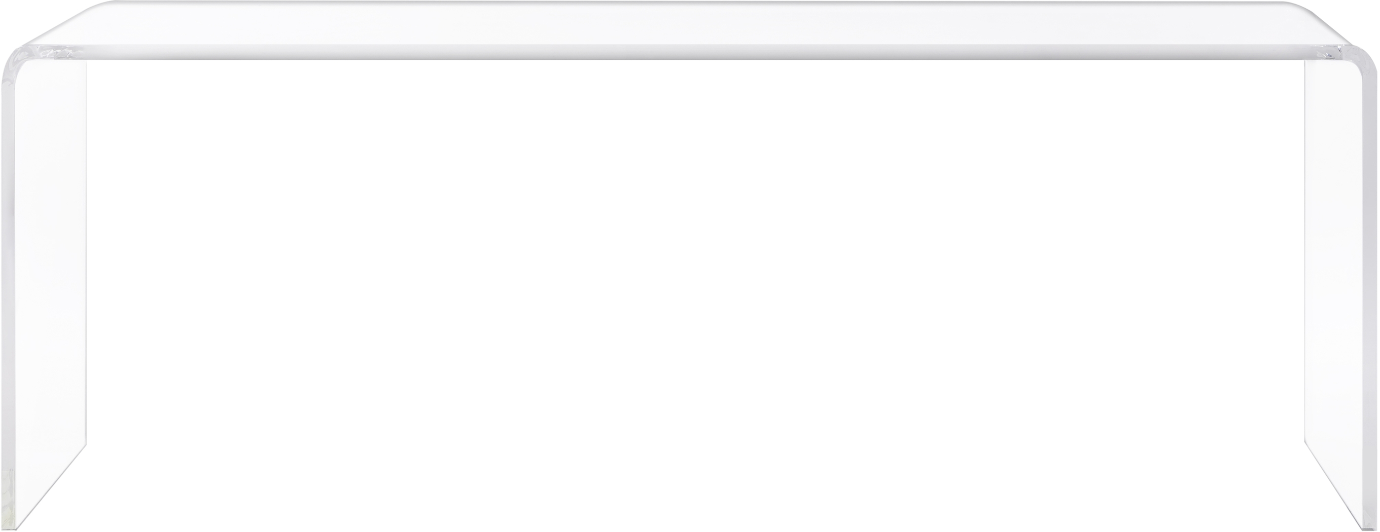 Crystalview Clear Large Cocktail Table - Thumbnail - Image 2