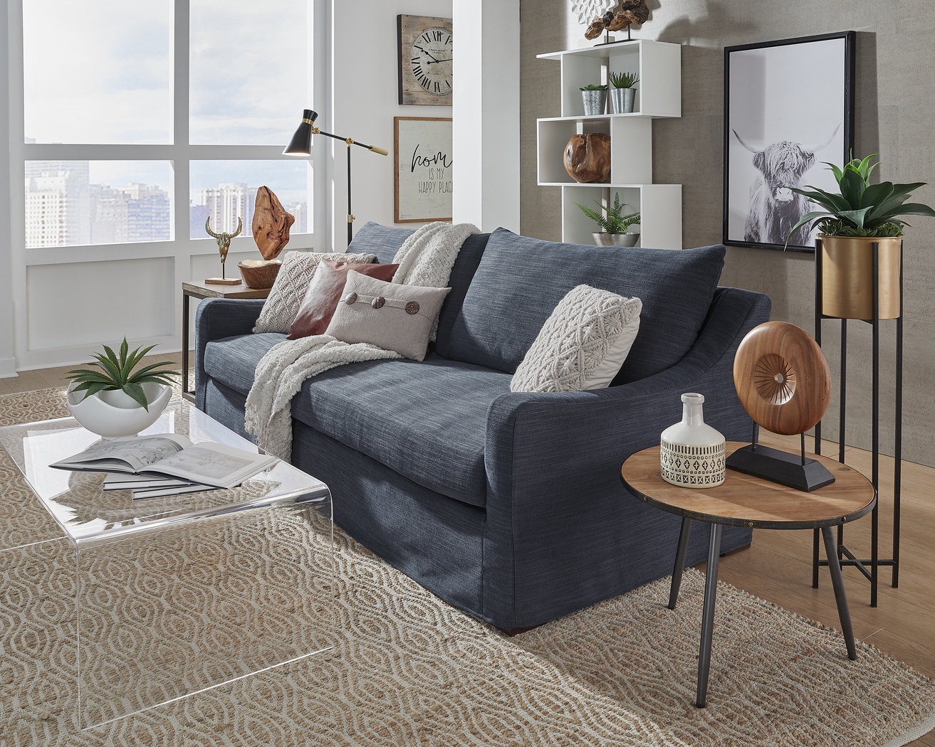 Crystalview Clear Large Cocktail Table - Thumbnail - Image 3