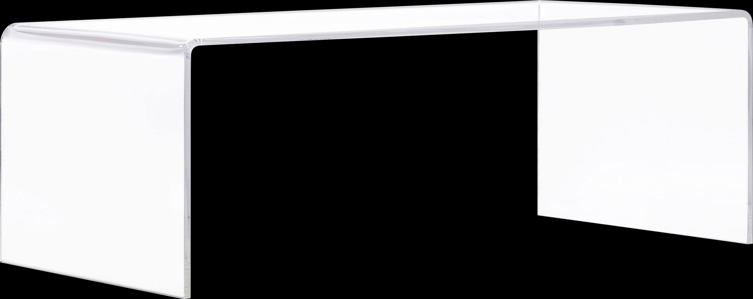 Crystalview Clear Large Cocktail Table - Thumbnail - Image 1