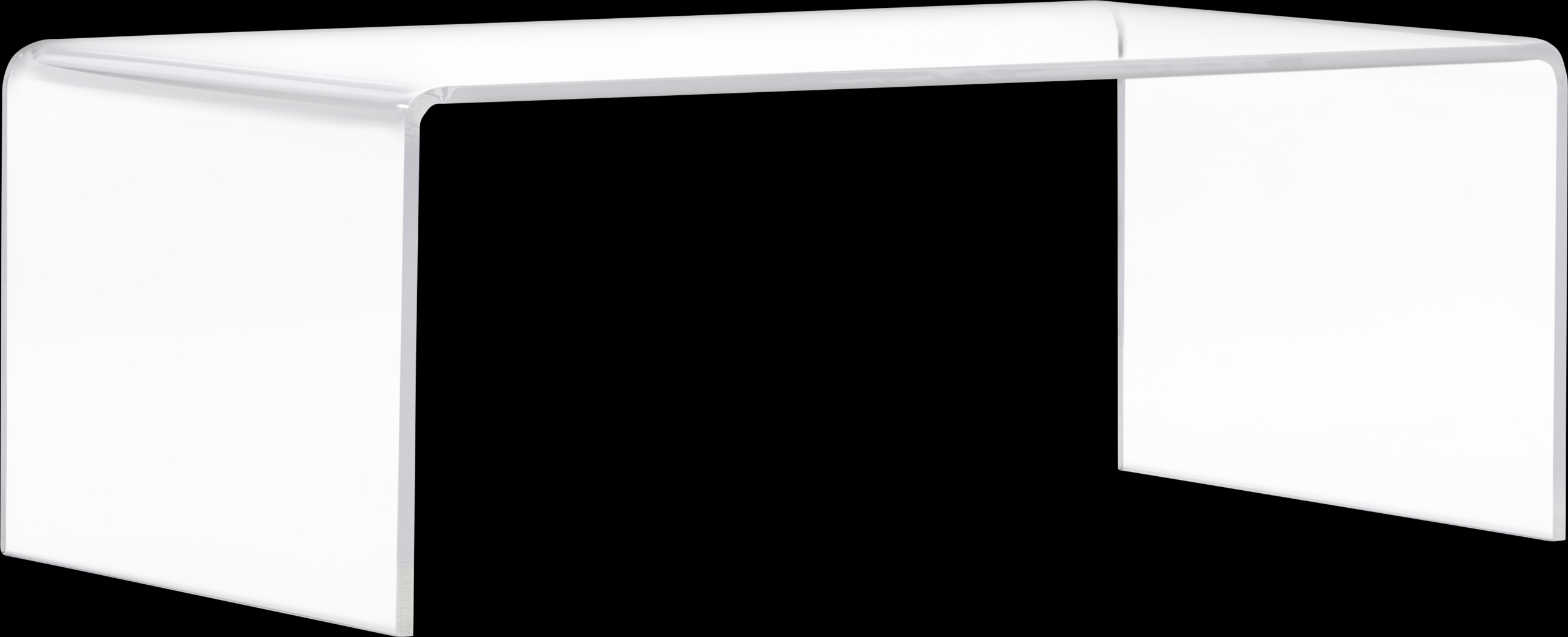 Crystalview Clear Small Cocktail Table - Thumbnail - Image 1