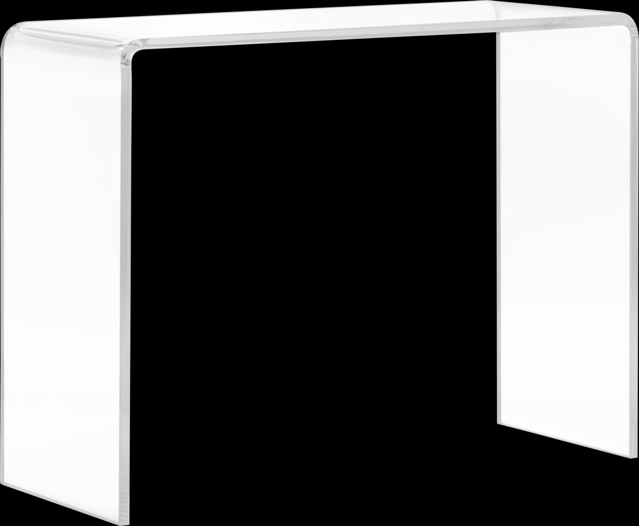 Crystalview Clear Sofa Table - Thumbnail - Image 1