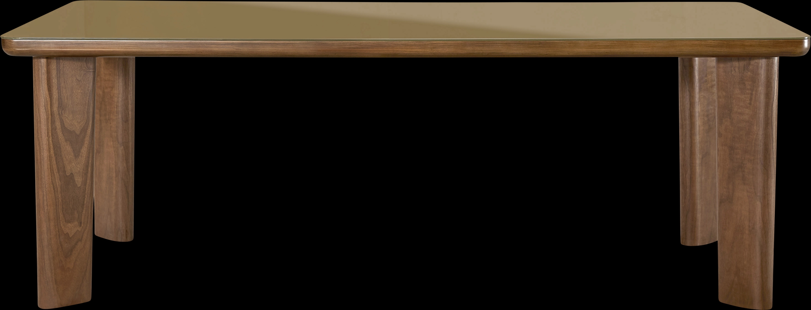 Crystalware Brown Rectangle Dining Table - Thumbnail - Image 2