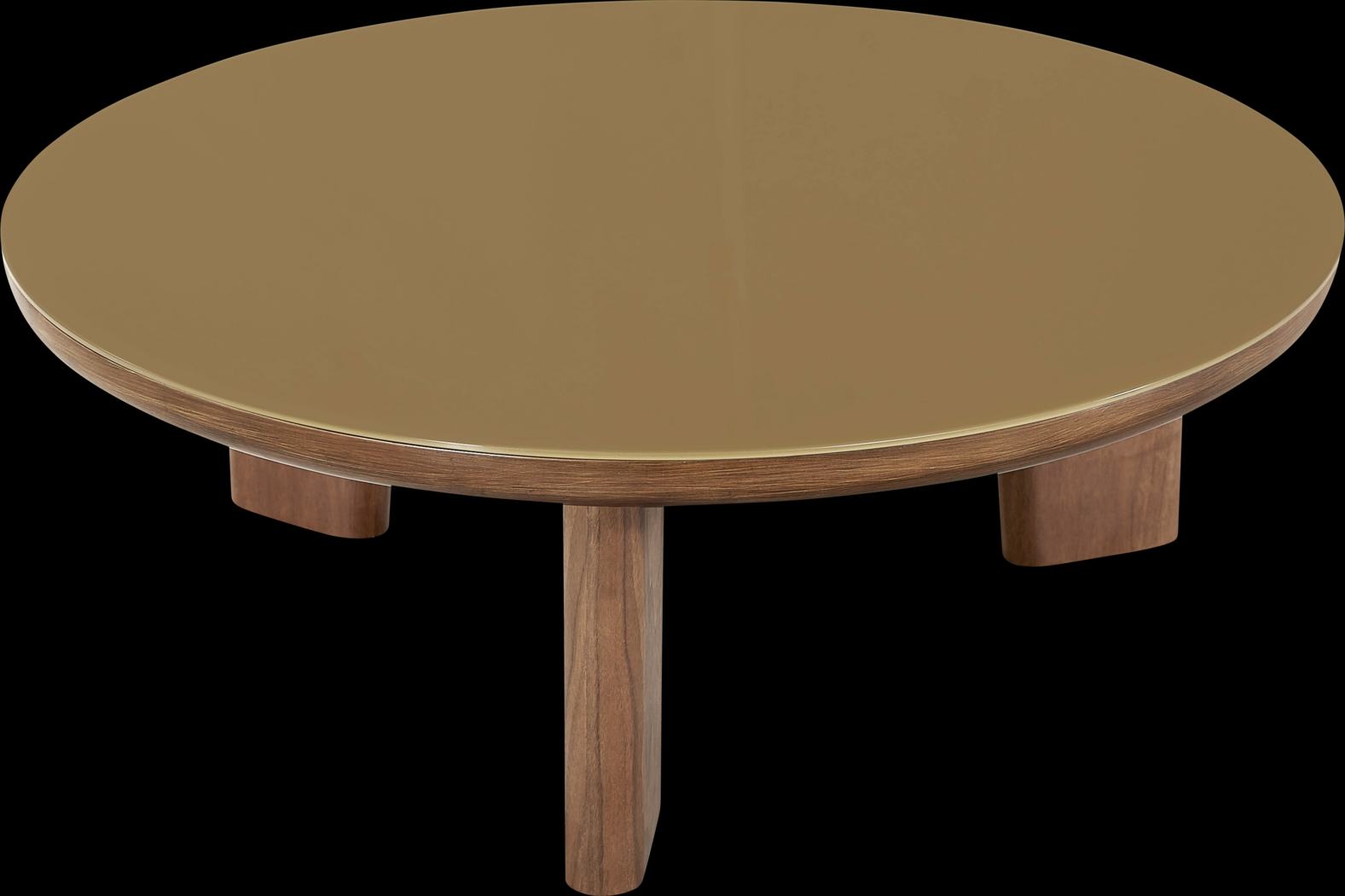 Crystalware Brown Round Cocktail Table - Thumbnail - Image 3