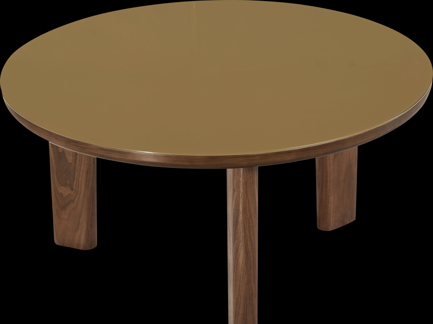 Crystalware Brown Round Dining Table - Thumbnail - Image 2