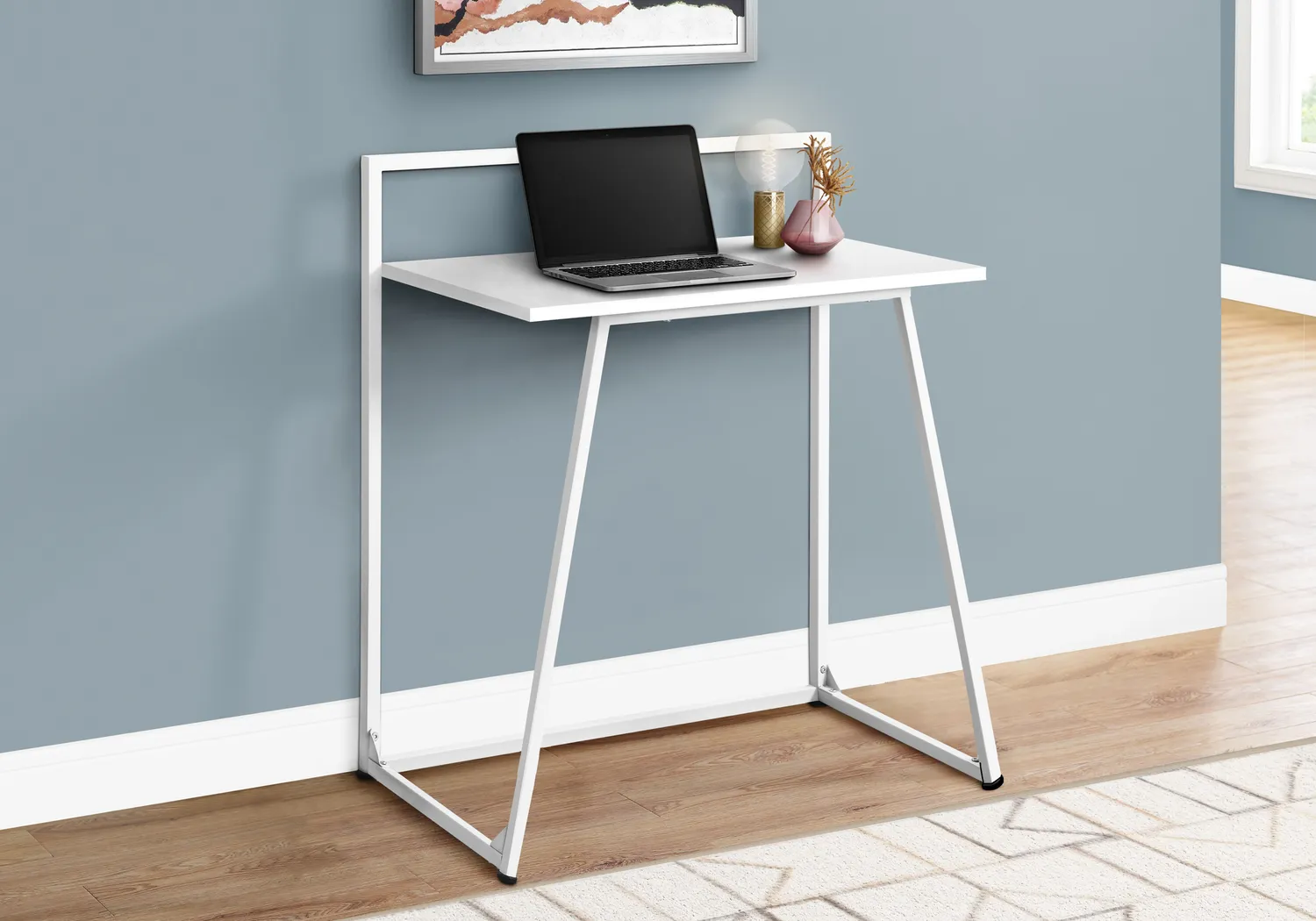 Crystalway White Desk - Thumbnail - Image 2