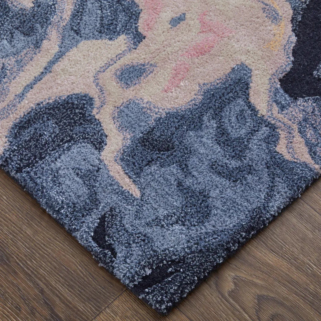 Cualli Pink/Blue 8' x 10' Rug - Thumbnail - Image 6