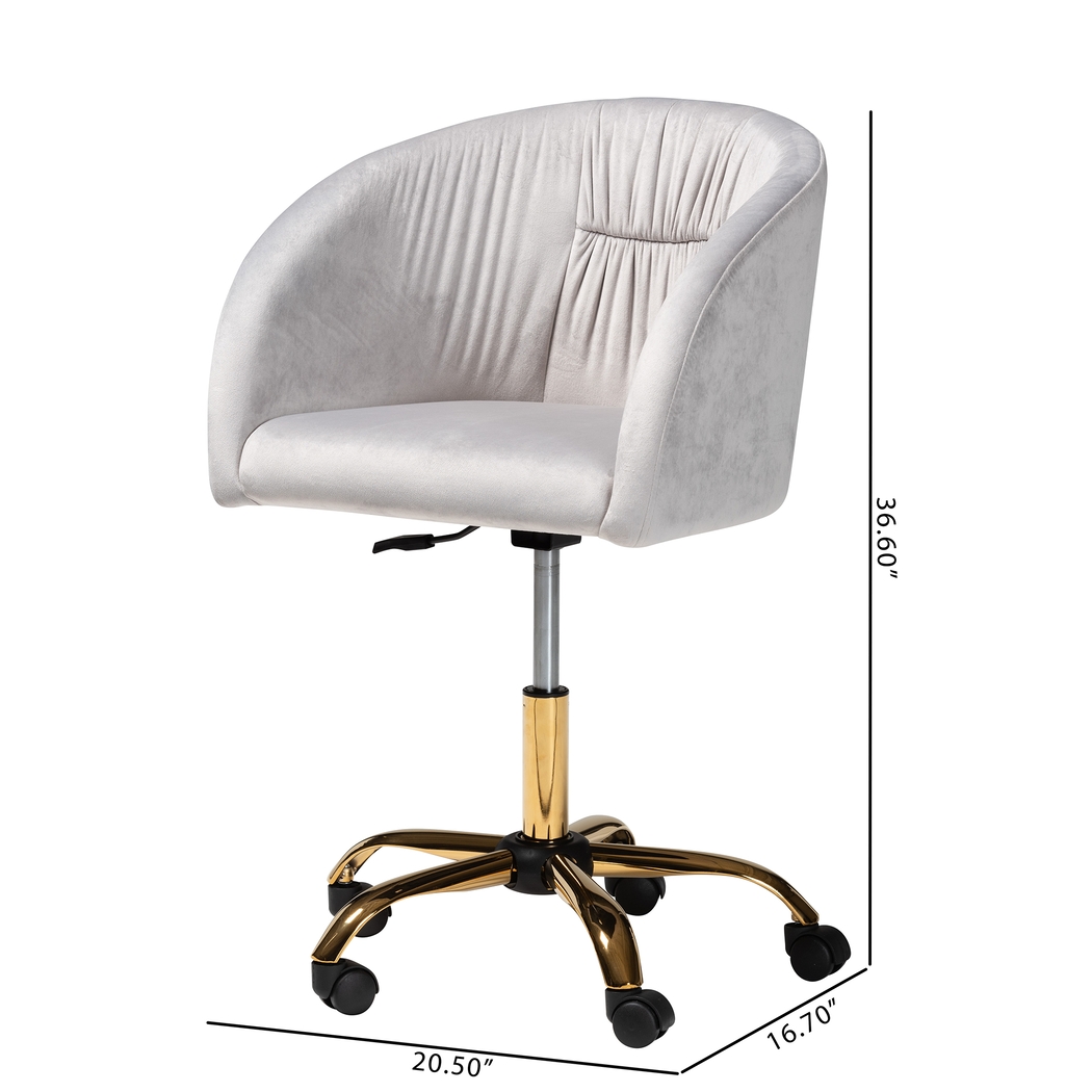Cubbedge Gray Office Chair - Thumbnail - Image 13