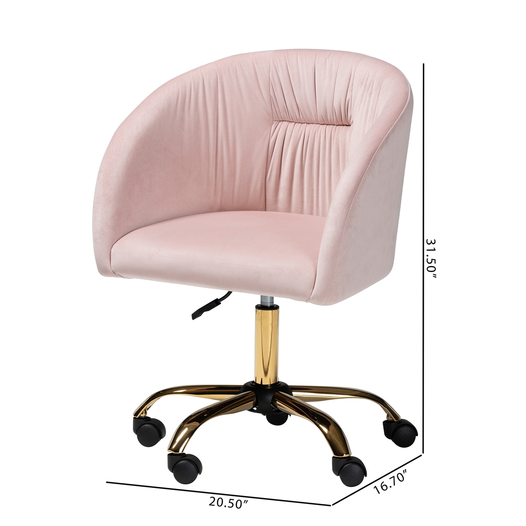 Cubbedge Pink Office Chair - Thumbnail - Image 12