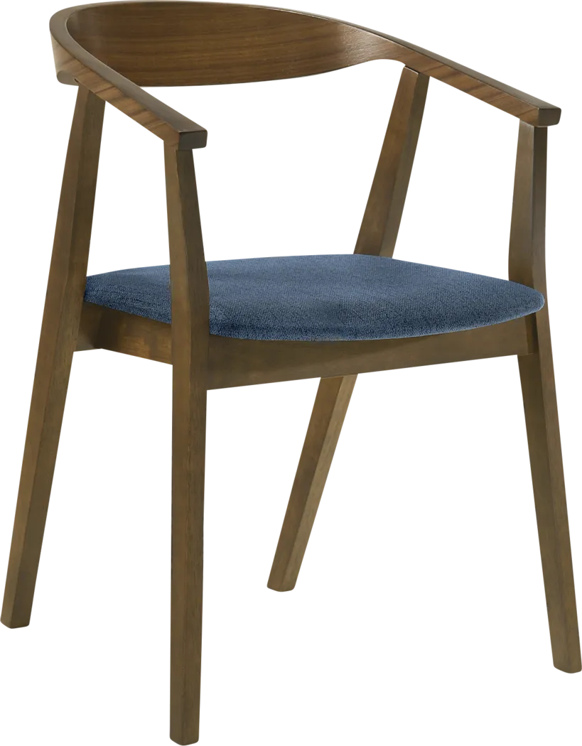 Cubewater Blue Arm Chair, Set of 2 - Thumbnail - Image 4