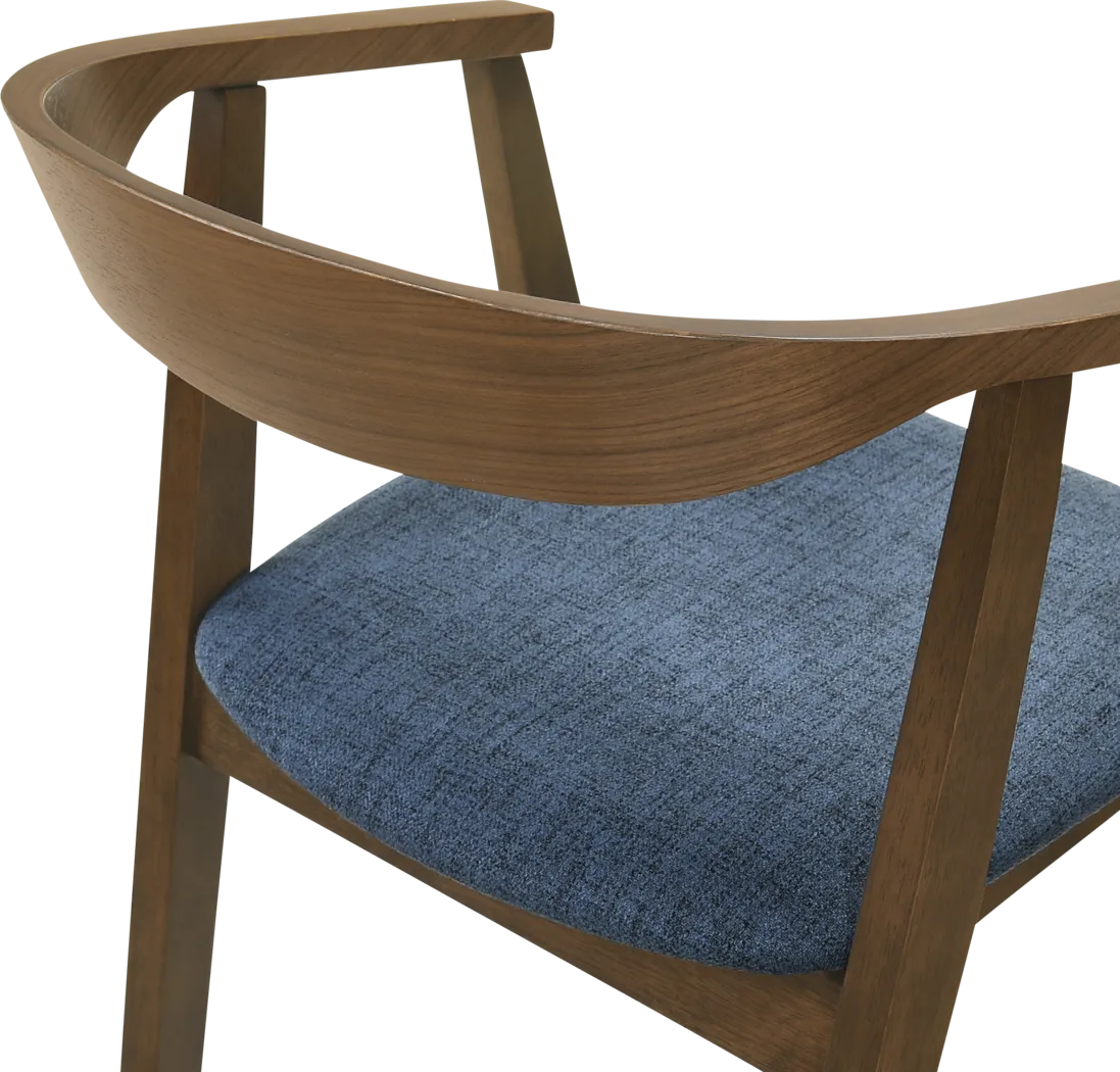 Cubewater Blue Arm Chair, Set of 2 - Thumbnail - Image 6