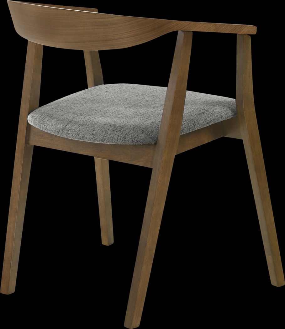 Cubewater Gray Arm Chair, Set of 2 - Thumbnail - Image 4