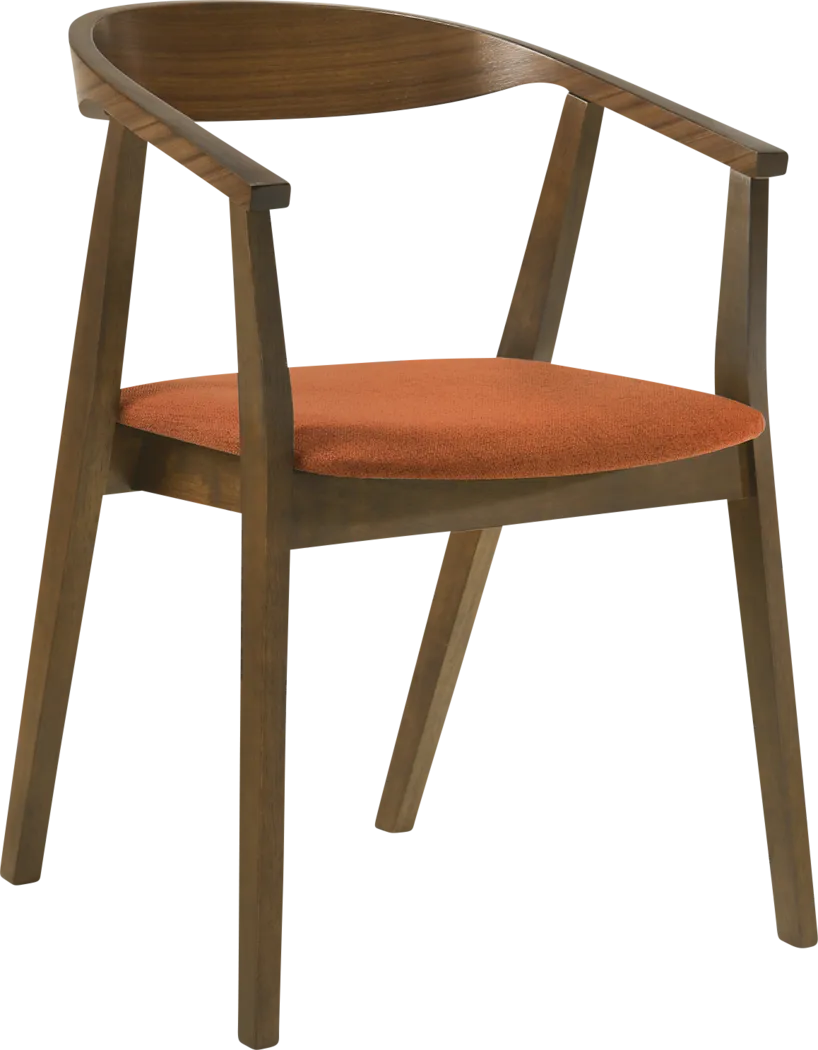 Cubewater Orange Arm Chair, Set of 2 - Thumbnail - Image 3