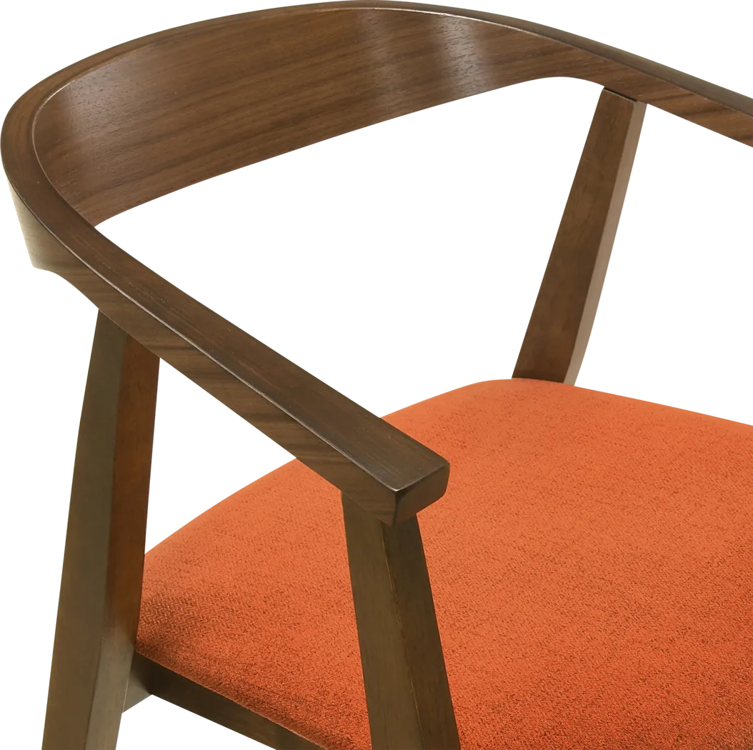 Cubewater Orange Arm Chair, Set of 2 - Thumbnail - Image 5