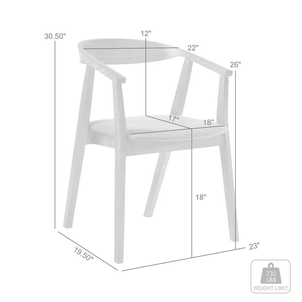 Cubewater Orange Arm Chair, Set of 2 - Thumbnail - Image 8