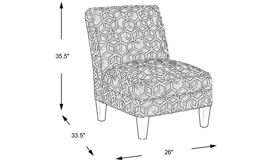 Dimension Image. Please refer to the Dimension Tab on this page for dimension details.
