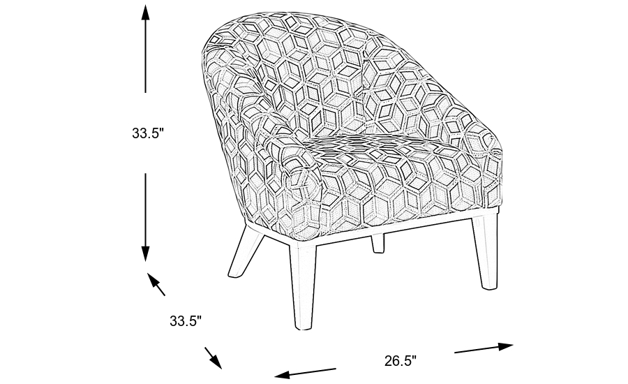 Dimension Image. Please refer to the Dimension Tab on this page for dimension details.