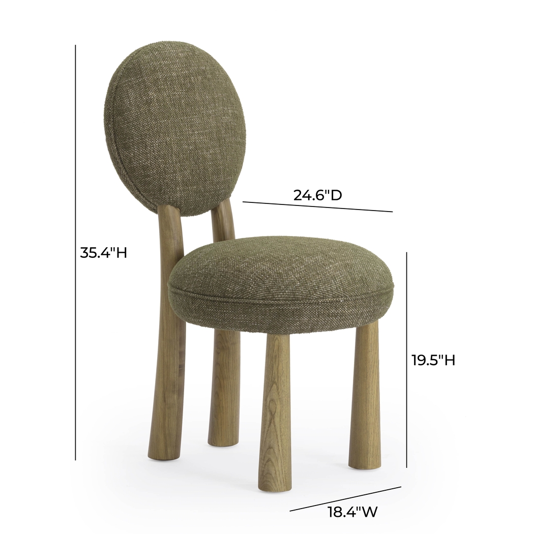 Cubrews Green Dining Chair - Thumbnail - Image 2