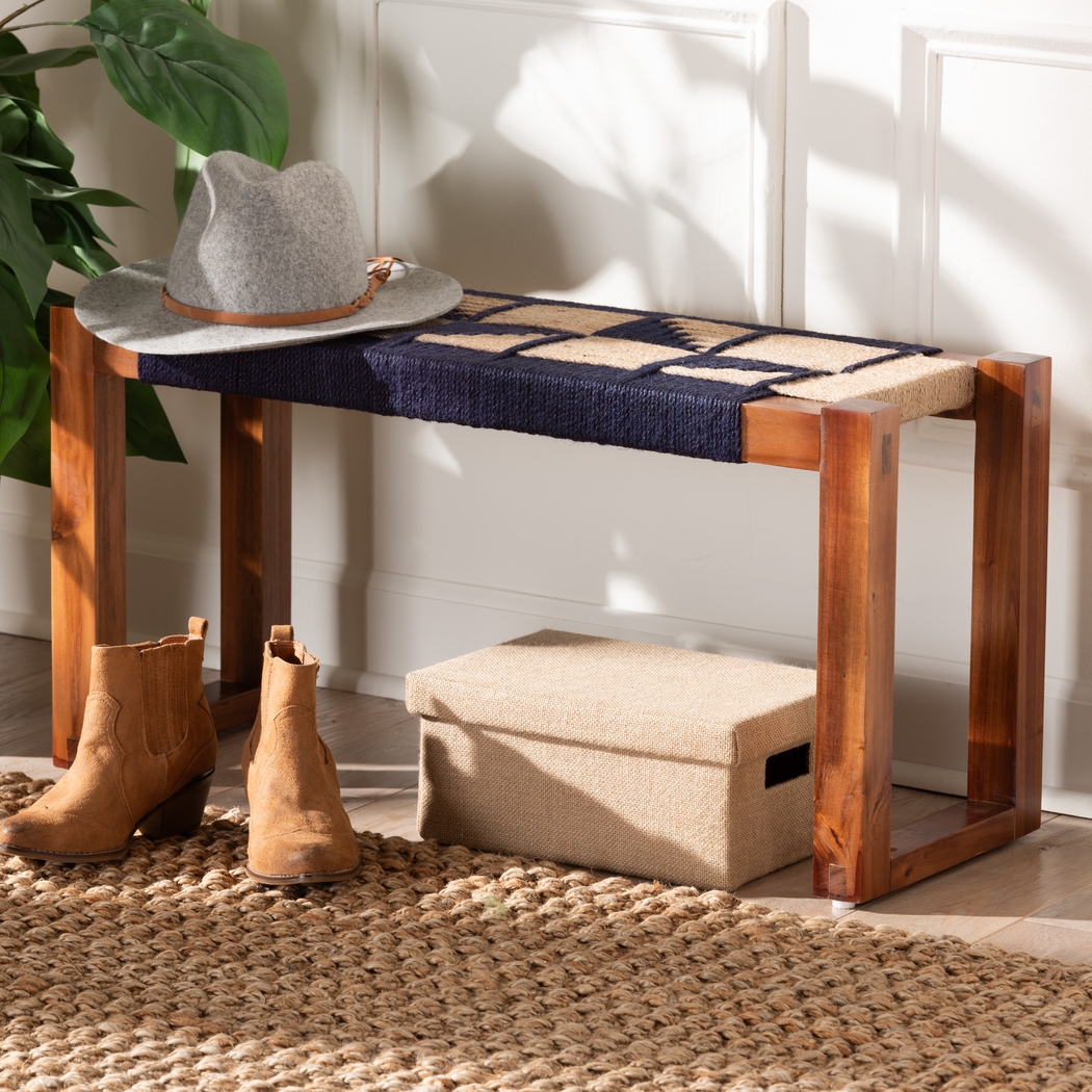Culbreth Brown Accent Bench - Thumbnail - Image 2