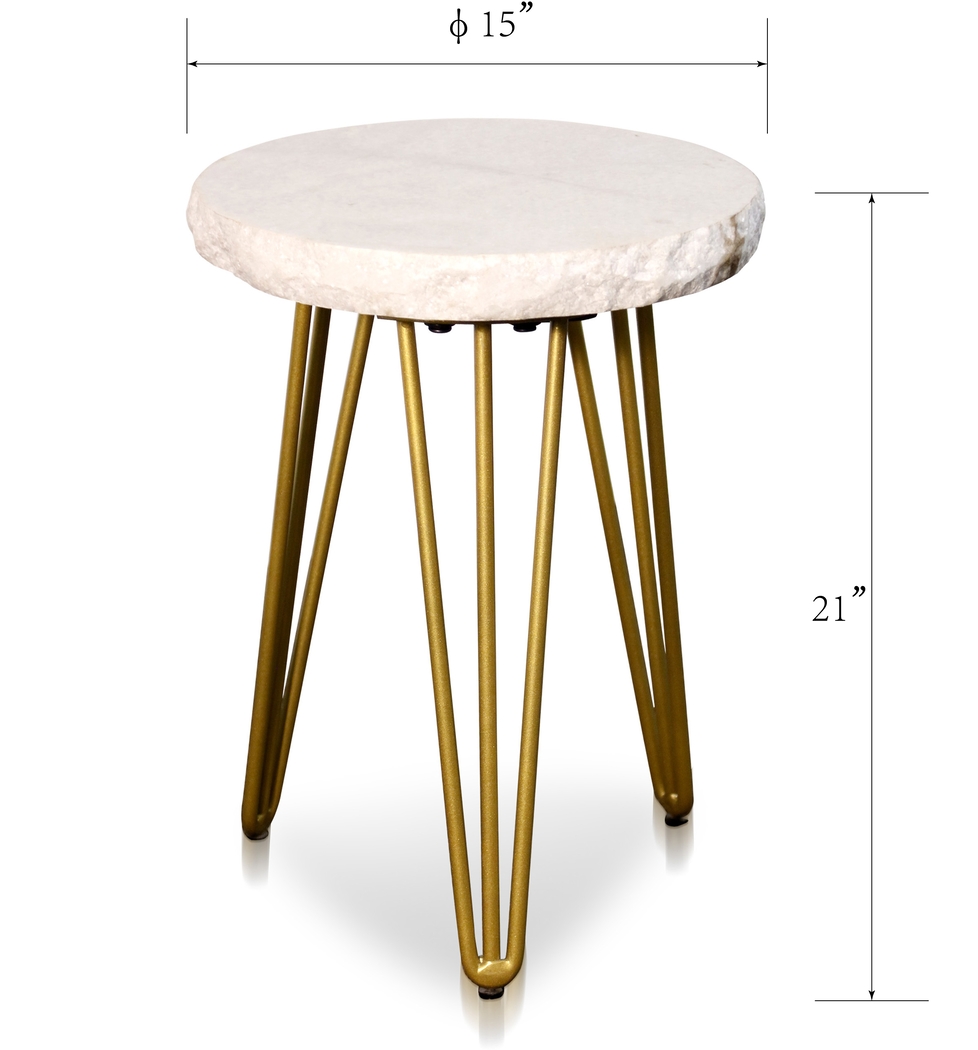 Cullipher White Accent Table - Thumbnail - Image 2
