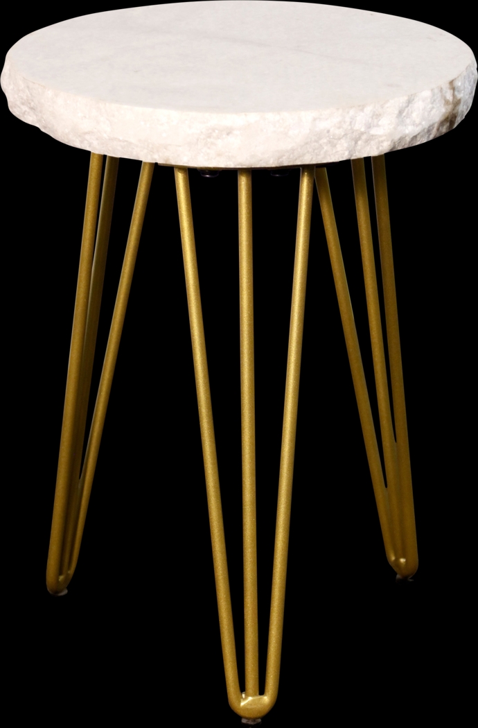 Cullipher White Accent Table - Thumbnail - Image 1