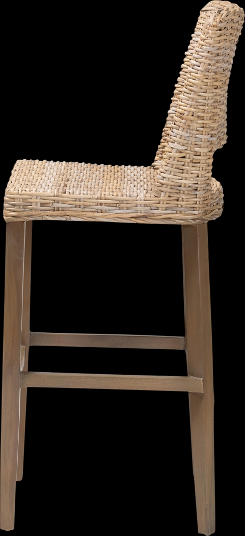 Cullop Taupe Barstool - Thumbnail - Image 4