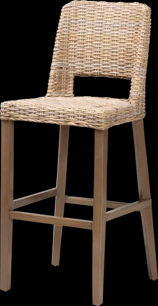 Cullop Taupe Barstool - Thumbnail - Image 1
